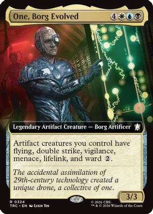 One, Borg Evolved (Extended Art) (TRC-324) - Commander: Star Trek - Wizards of the Coast - Card Brawlers | Quebec | Canada |