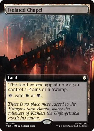 Isolated Chapel (Extended Art) (TRC-389) - Commander: Star Trek - Wizards of the Coast - Card Brawlers | Quebec | Canada |