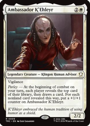 Ambassador K'Ehleyr (TRC-009) - Commander: Star Trek - Wizards of the Coast - Card Brawlers | Quebec | Canada |