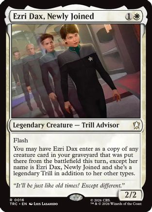 Ezri Dax, Newly Joined (Surge Foil) (TRC-016) - Commander: Star Trek Foil - Wizards of the Coast - Card Brawlers | Quebec | Canada |