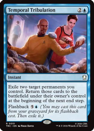Temporal Tribulation (Surge Foil) (TRC-051) - Commander: Star Trek Foil - Wizards of the Coast - Card Brawlers | Quebec | Canada |