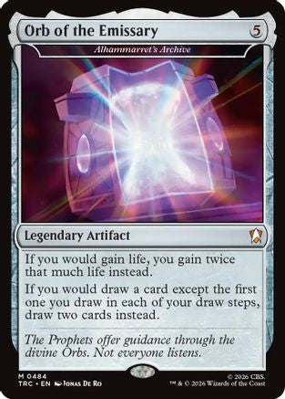Orb of the Emissary - Alhammarret's Archive (Surge Foil) (TRC-484) - Commander: Star Trek Foil - Wizards of the Coast - Card Brawlers | Quebec | Canada |