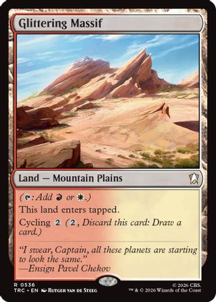 Glittering Massif (TRC-536) - Commander: Star Trek - Wizards of the Coast - Card Brawlers | Quebec | Canada |