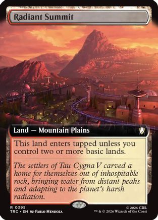 Radiant Summit (Extended Art) (TRC-395) - Commander: Star Trek - Wizards of the Coast - Card Brawlers | Quebec | Canada |