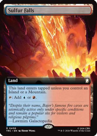 Sulfur Falls (Extended Art) (TRC-406) - Commander: Star Trek - Wizards of the Coast - Card Brawlers | Quebec | Canada |