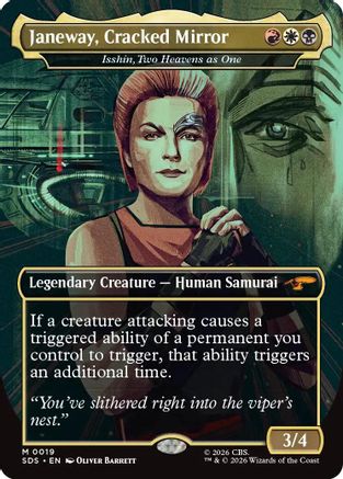 Janeway, Cracked Mirror - Isshin, Two Heavens as One (Borderless) (SDS-019) - Star Trek: Stardates - Wizards of the Coast - Card Brawlers | Quebec | Canada |