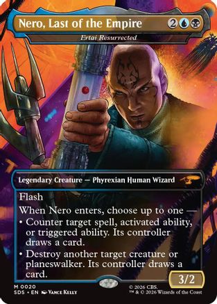 Nero, Last of the Empire - Ertai Resurrected (Borderless) (SDS-020) - Star Trek: Stardates Foil - Wizards of the Coast - Card Brawlers | Quebec | Canada |
