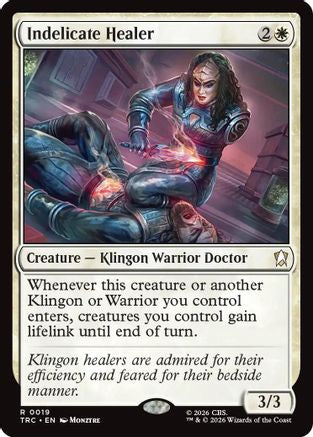 Indelicate Healer TRC-019 MTG single card from Commander: Star Trek by Wizards of the Coast