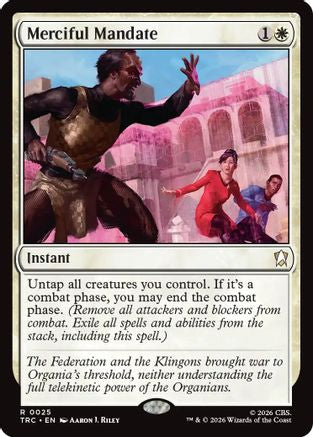 Merciful Mandate (TRC-025) - Commander: Star Trek - Wizards of the Coast - Card Brawlers | Quebec | Canada |