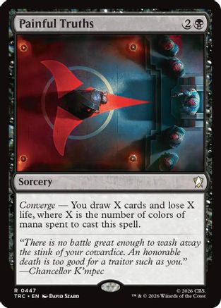 Painful Truths (Surge Foil) (TRC-447) - Commander: Star Trek Foil - Wizards of the Coast - Card Brawlers | Quebec | Canada |