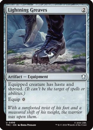 Lightning Greaves (Surge Foil) (TRC-496) - Commander: Star Trek Foil - Wizards of the Coast - Card Brawlers | Quebec | Canada |