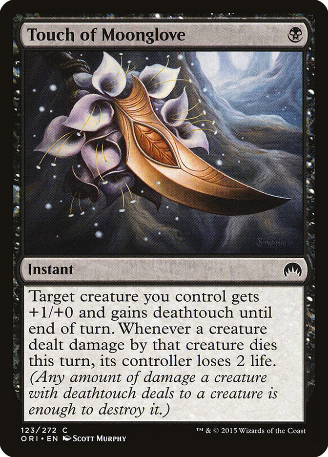 Touch of Moonglove [Magic Origins] - Magic: The Gathering - Card Brawlers | Quebec | Canada |