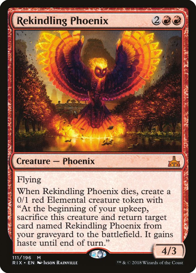Rekindling Phoenix [Rivals of Ixalan] - Magic: The Gathering - Card Brawlers | Quebec | Canada |