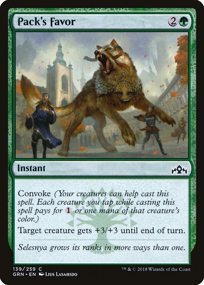 Pack's Favor [Guilds of Ravnica] - Magic: The Gathering - Card Brawlers | Quebec | Canada |