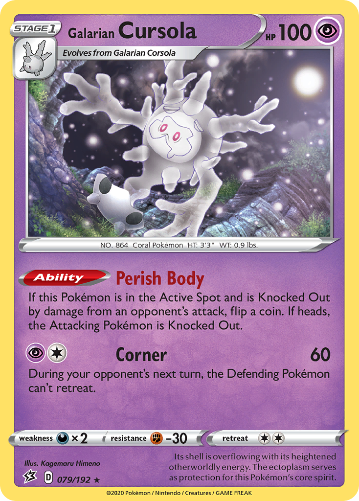 Galarian Cursola (079/192) [Sword & Shield: Rebel Clash] - Pokémon - Card Brawlers | Quebec | Canada |