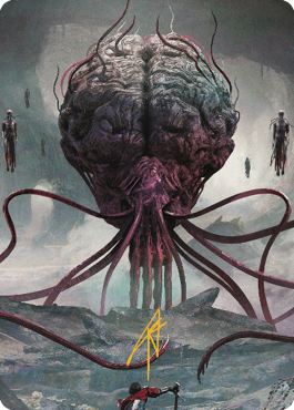 Elder Brain Art Card (Gold-Stamped Signature) [Commander Legends: Battle for Baldur's Gate Art Series] - Magic: The Gathering - Card Brawlers | Quebec | Canada |
