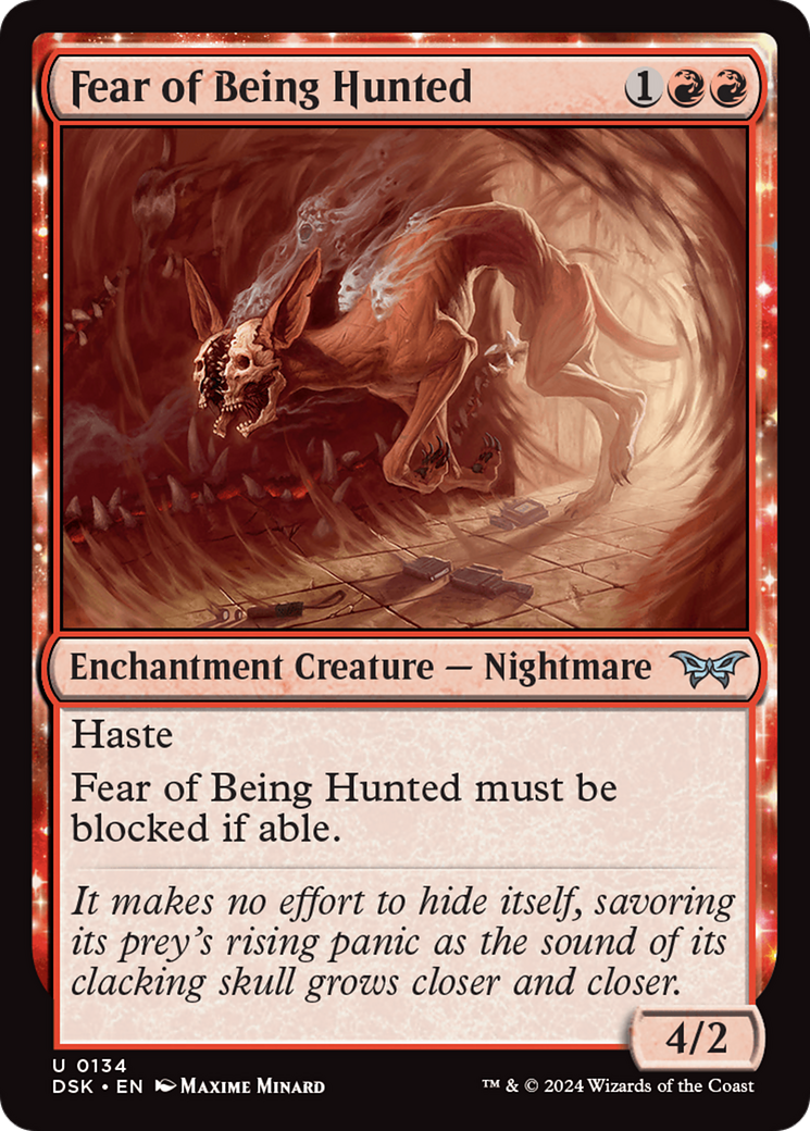 Fear of Being Hunted [Duskmourn: House of Horror] - Magic: The Gathering - Card Brawlers | Quebec | Canada |