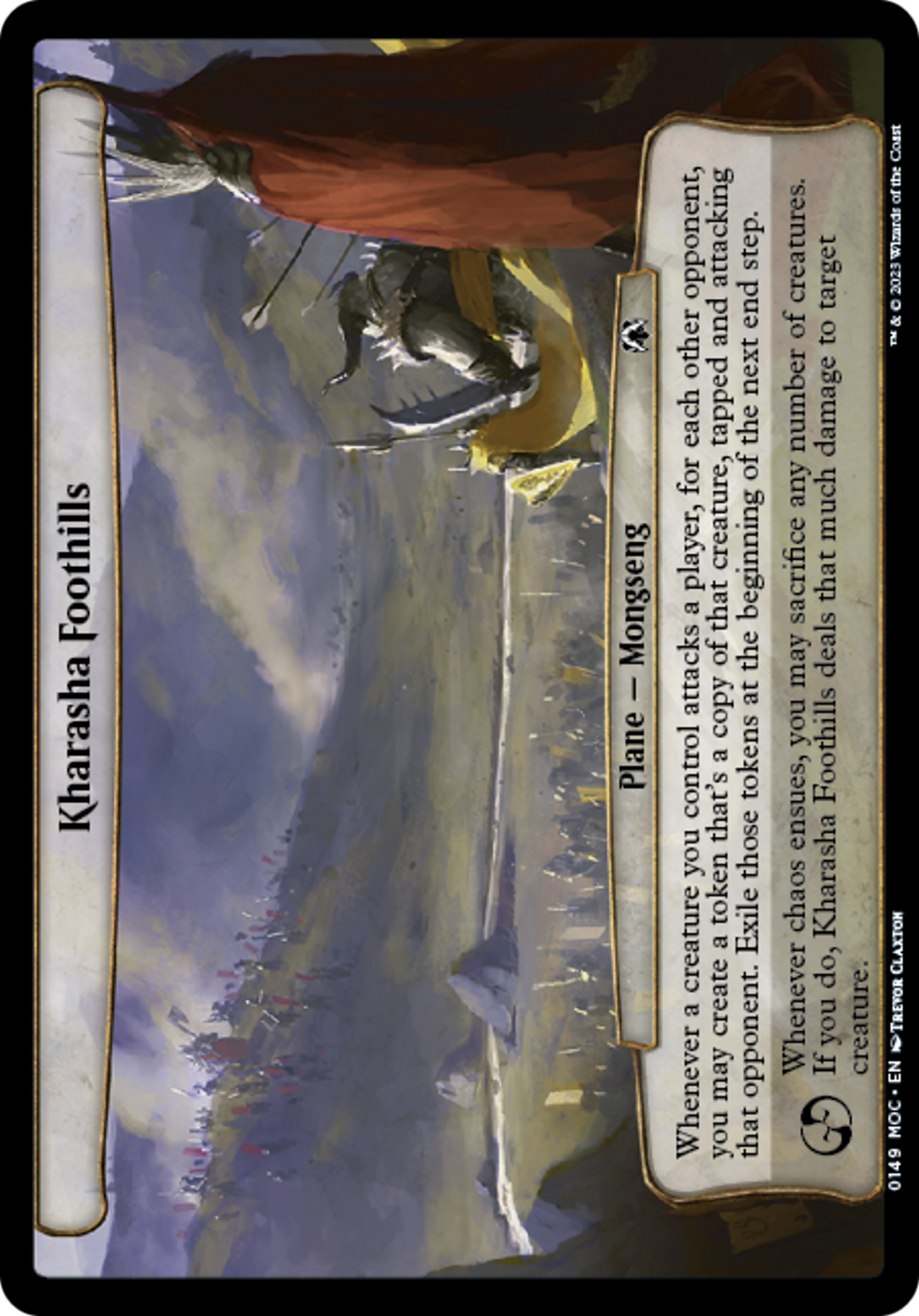 Kharasha Foothills [March of the Machine Commander] - Magic: The Gathering - Card Brawlers | Quebec | Canada |