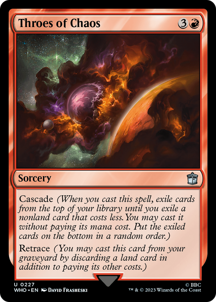 Throes of Chaos [Doctor Who] - Magic: The Gathering - Card Brawlers | Quebec | Canada |