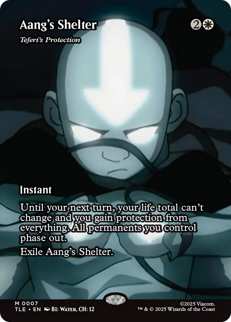 Aang's Shelter - Teferi's Protection (Borderless) [Avatar: The Last Airbender: Eternal-Legal] - Magic: The Gathering - Card Brawlers | Quebec | Canada |