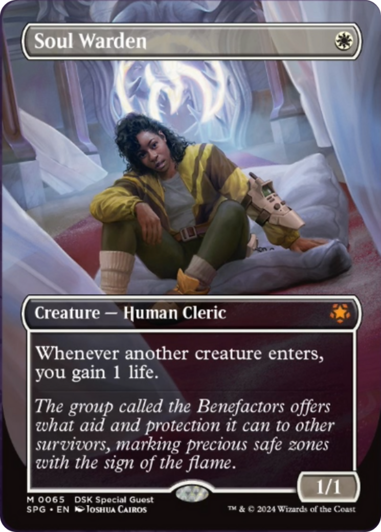 Soul Warden (Borderless) [Duskmourn: House of Horror Special Guests] - Magic: The Gathering - Card Brawlers | Quebec | Canada |