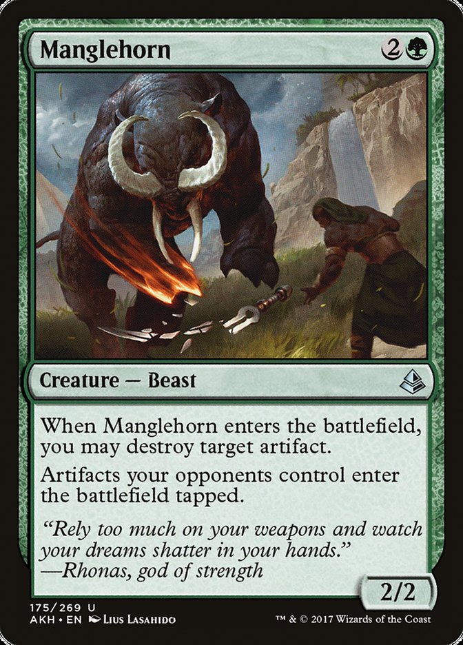 Manglehorn [Amonkhet] - Magic: The Gathering - Card Brawlers | Quebec | Canada |