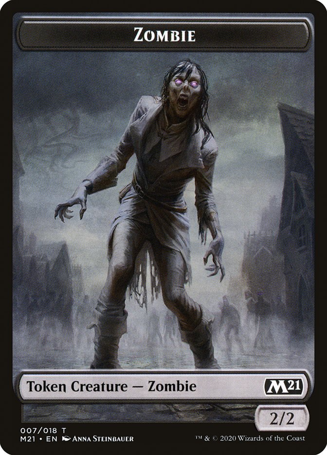 Weird // Zombie Double-Sided Token [Core Set 2021 Tokens] - Magic: The Gathering - Card Brawlers | Quebec | Canada |