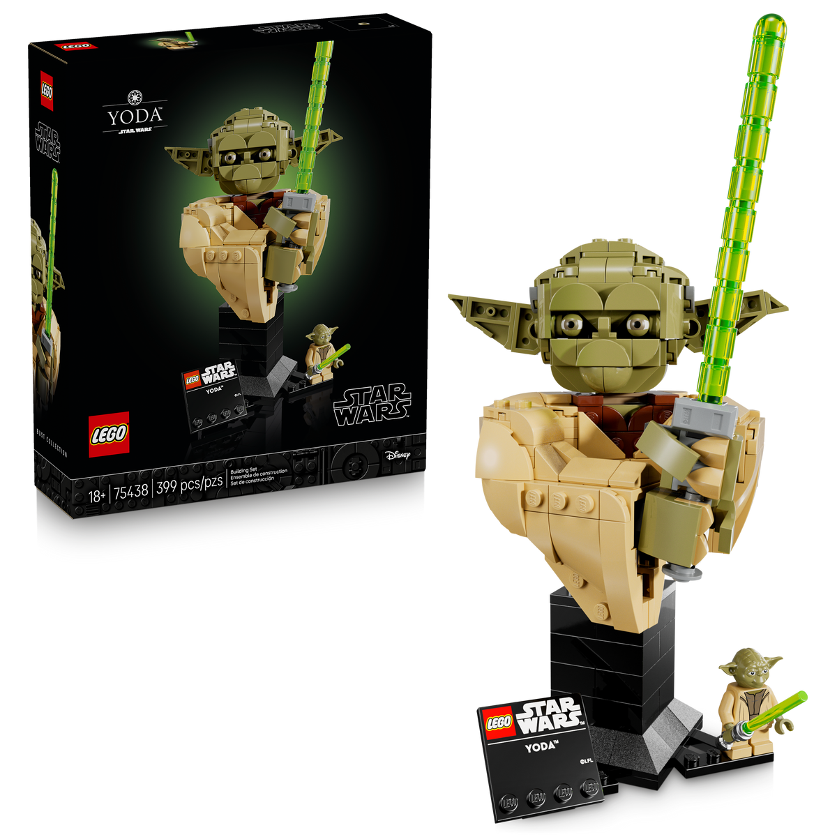 LEGO - Star Wars - Yoda Bust - Building Kit - 75438