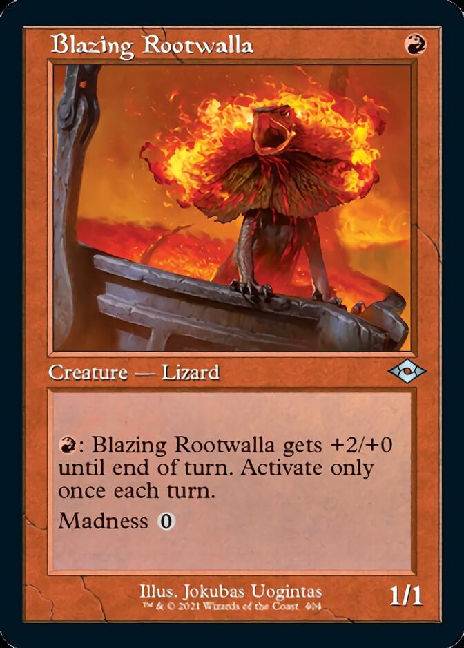 Blazing Rootwalla (Retro) [Modern Horizons 2] - Magic: The Gathering - Card Brawlers | Quebec | Canada |