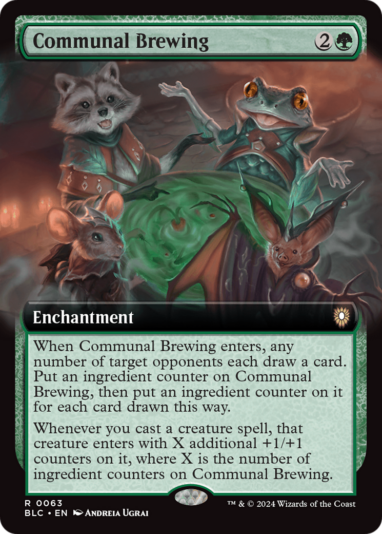 Communal Brewing (Extended Art) [Bloomburrow Commander] - Magic: The Gathering - Card Brawlers | Quebec | Canada |