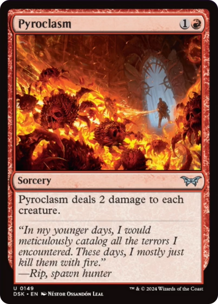 Pyroclasm [Duskmourn: House of Horror] - Magic: The Gathering - Card Brawlers | Quebec | Canada |