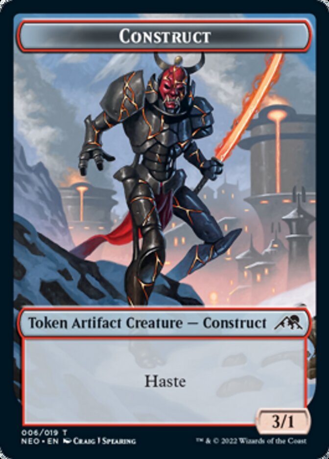 Construct (006) // Blood (017) Double-Sided Token [Challenger Decks 2022 Tokens] - Magic: The Gathering - Card Brawlers | Quebec | Canada |