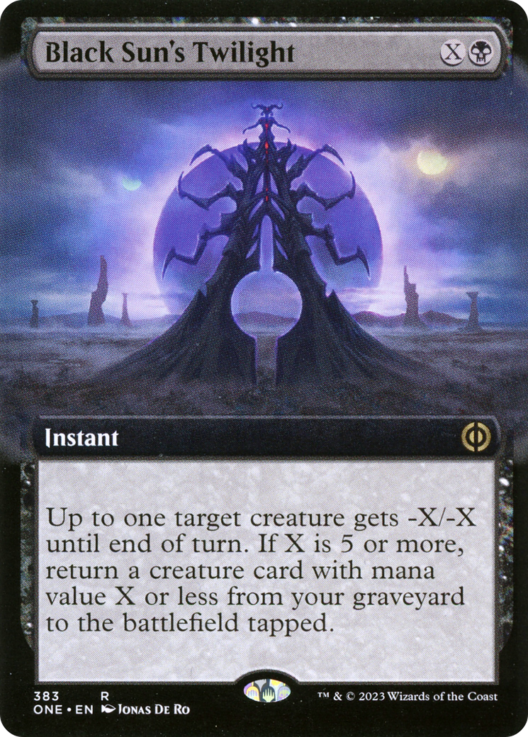 Black Sun's Twilight (Extended Art) [Phyrexia: All Will Be One] - Magic: The Gathering - Card Brawlers | Quebec | Canada |