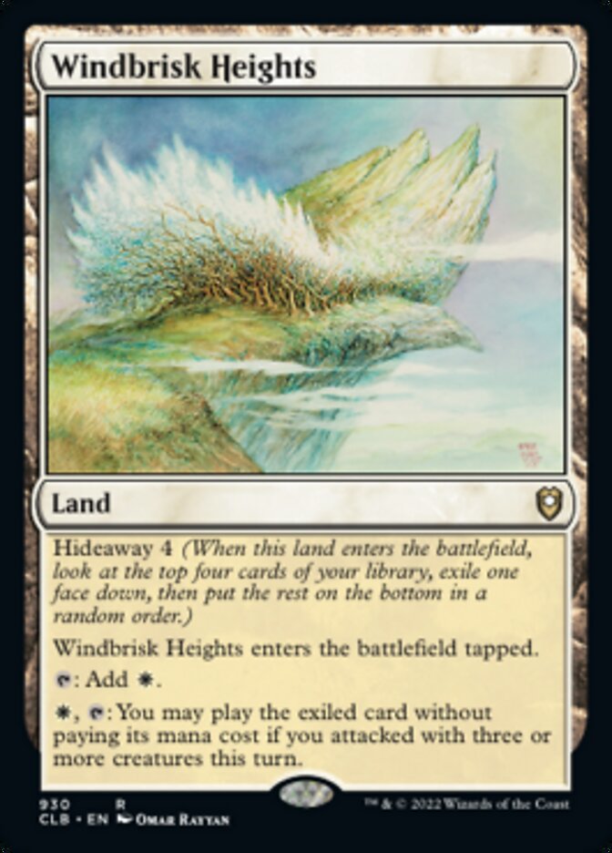 Windbrisk Heights [Commander Legends: Battle for Baldur's Gate] - Magic: The Gathering - Card Brawlers | Quebec | Canada |