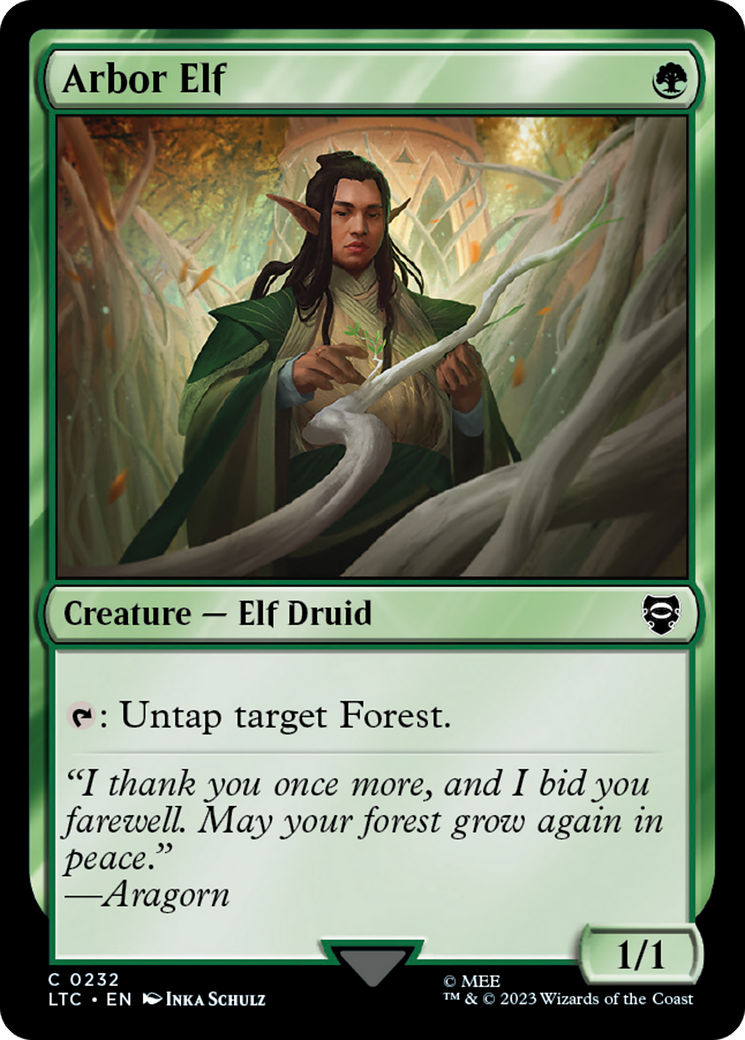 Arbor Elf [The Lord of the Rings: Tales of Middle-Earth Commander] - Magic: The Gathering - Card Brawlers | Quebec | Canada |