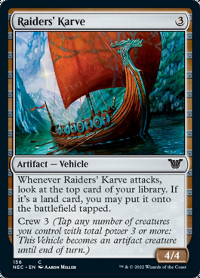 Raiders' Karve [Kamigawa: Neon Dynasty Commander] - Magic: The Gathering - Card Brawlers | Quebec | Canada |