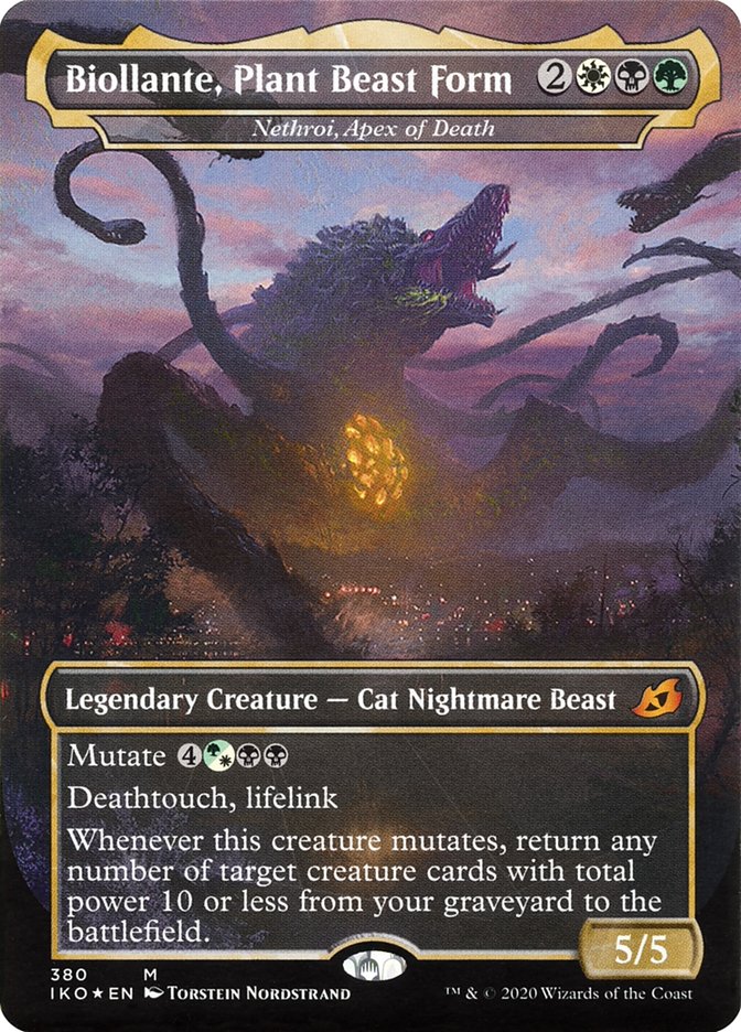 Nethroi, Apex of Death - Biollante, Plant Beast Form (Godzilla Series) [Ikoria: Lair of Behemoths] - Magic: The Gathering - Card Brawlers | Quebec | Canada |