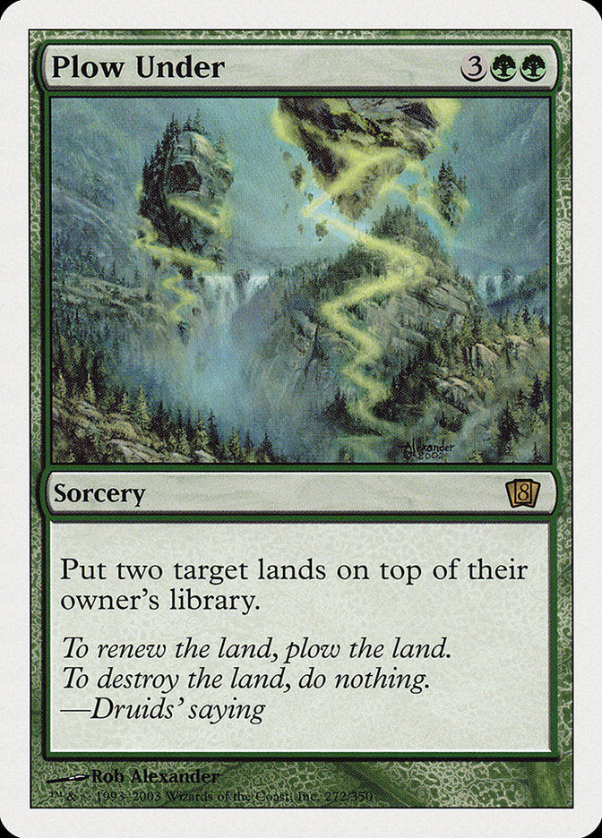 Plow Under [Eighth Edition] - Magic: The Gathering - Card Brawlers | Quebec | Canada |