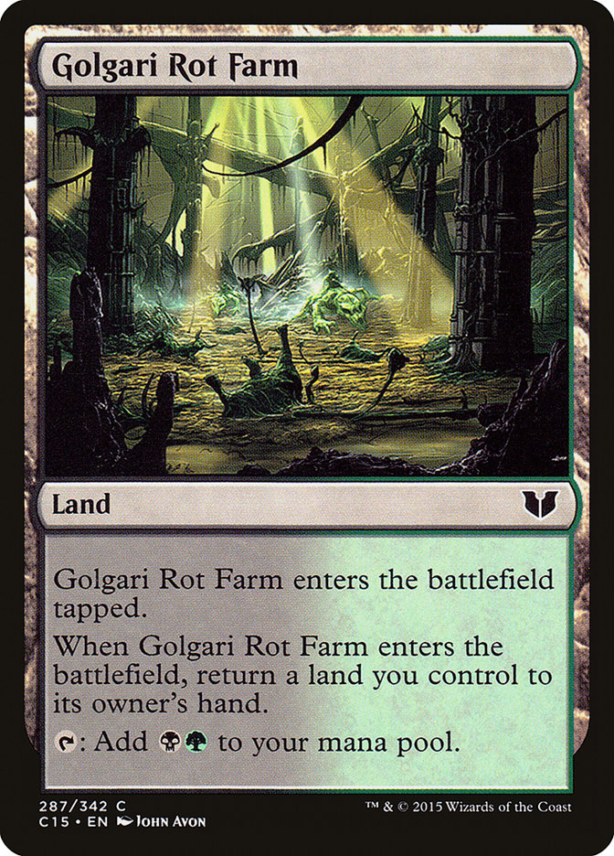 Golgari Rot Farm [Commander 2015] - Magic: The Gathering - Card Brawlers | Quebec | Canada |