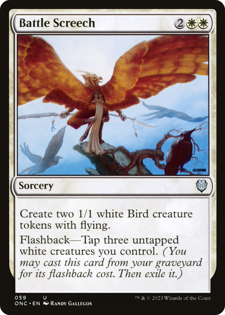 Battle Screech [Phyrexia: All Will Be One Commander] - Magic: The Gathering - Card Brawlers | Quebec | Canada |