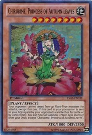 Chirubime, Princess of Autumn Leaves [LVAL-EN039] Super Rare - Yu-Gi-Oh! - Card Brawlers | Quebec | Canada |