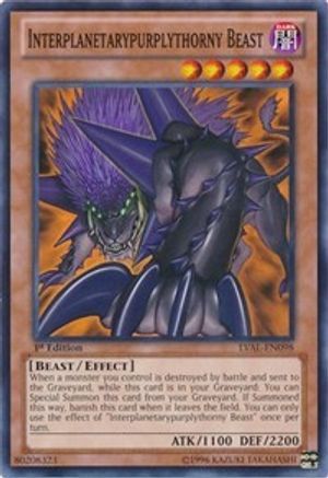 Interplanetarypurplythorny Beast [LVAL-EN098] Common - Yu-Gi-Oh! - Card Brawlers | Quebec | Canada |