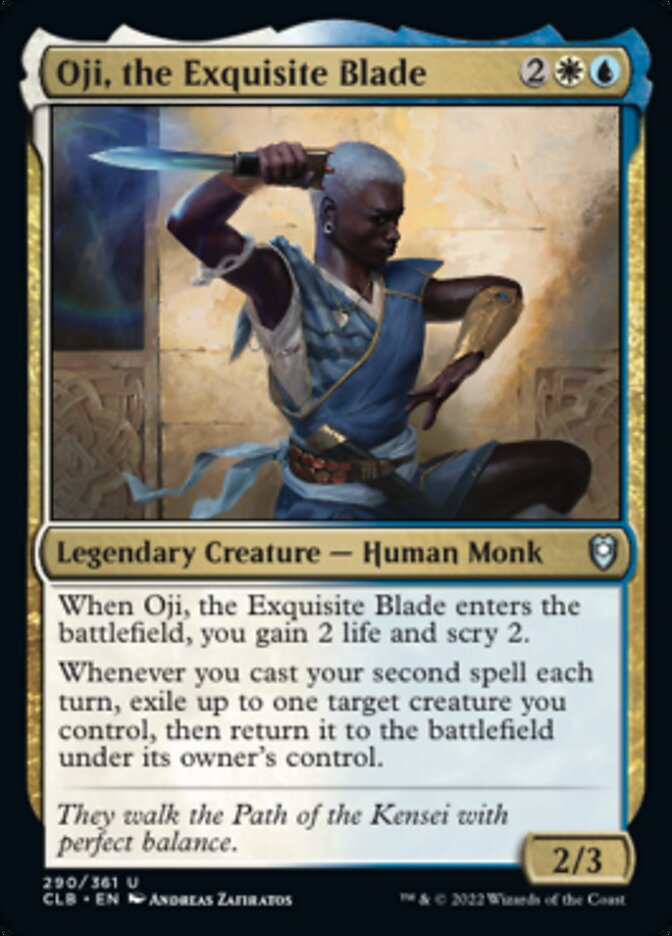 Oji, the Exquisite Blade [Commander Legends: Battle for Baldur's Gate] - Magic: The Gathering - Card Brawlers | Quebec | Canada |