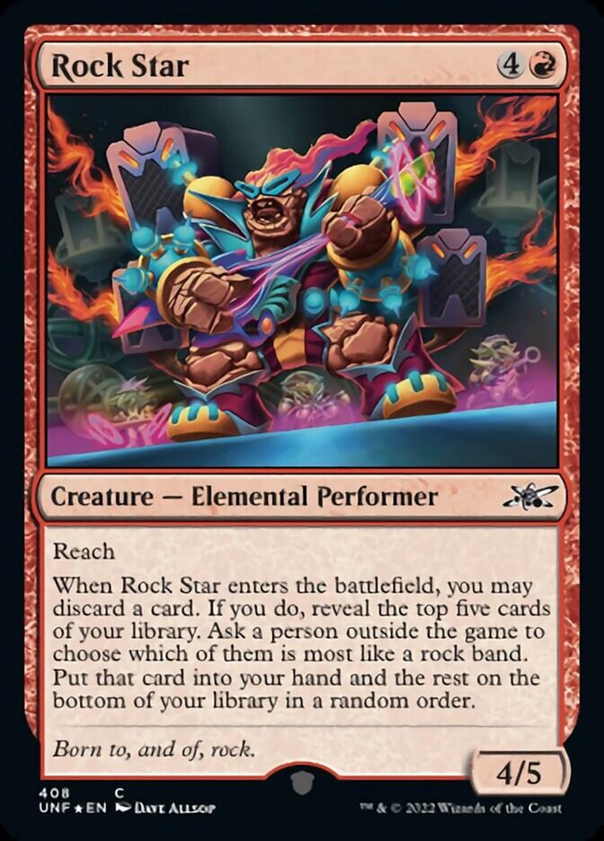 Rock Star (Galaxy Foil) [Unfinity] - Magic: The Gathering - Card Brawlers | Quebec | Canada |
