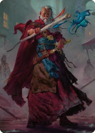 Elminster Art Card (64) [Commander Legends: Battle for Baldur's Gate Art Series] - Magic: The Gathering - Card Brawlers | Quebec | Canada |