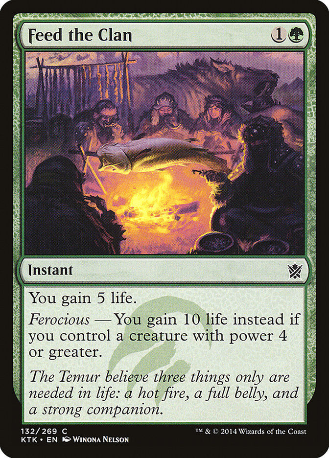 Feed the Clan [Khans of Tarkir] - Magic: The Gathering - Card Brawlers | Quebec | Canada |