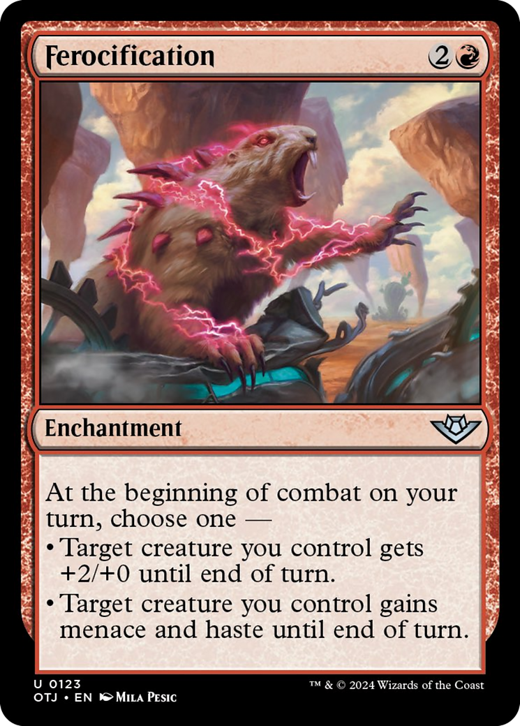 Ferocification [Outlaws of Thunder Junction] - Magic: The Gathering - Card Brawlers | Quebec | Canada |
