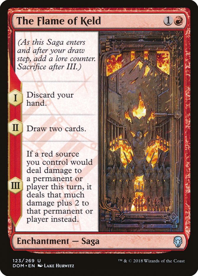 The Flame of Keld [Dominaria] - Magic: The Gathering - Card Brawlers | Quebec | Canada |