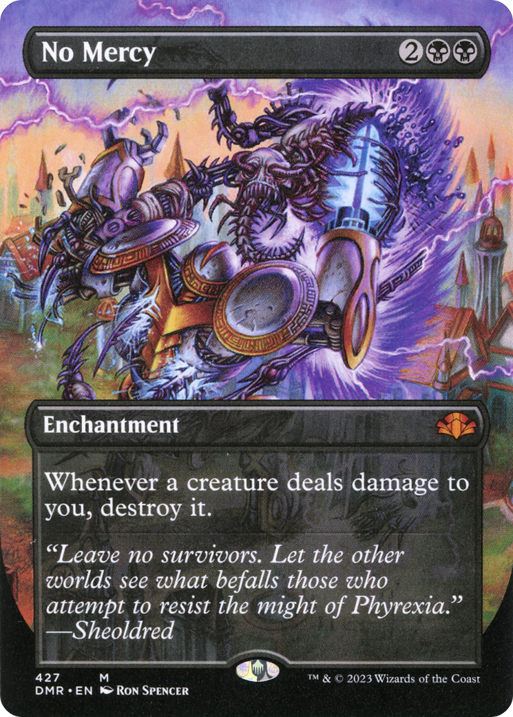 No Mercy (Borderless Alternate Art) [Dominaria Remastered] - Magic: The Gathering - Card Brawlers | Quebec | Canada |