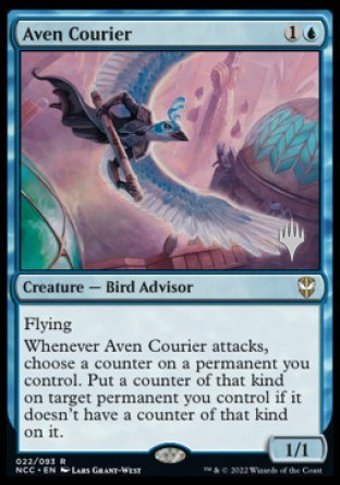 Aven Courier (Promo Pack) [Streets of New Capenna Commander Promos] - Magic: The Gathering - Card Brawlers | Quebec | Canada |